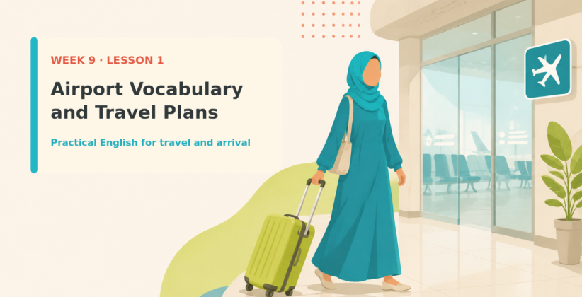 Leçon d’anglais Speak&Moov : vocabulaire de l’aéroport